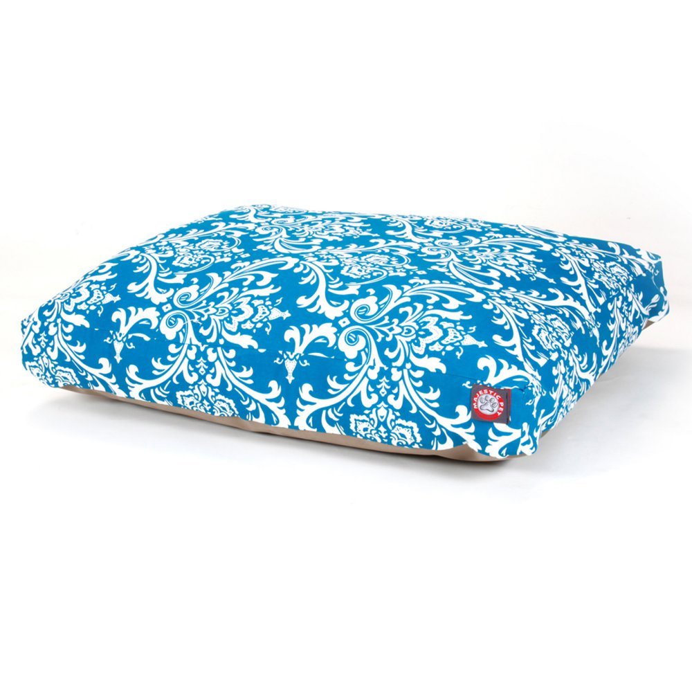 Majestic Pet Ocean French Rectangle Pet Bed - Medium Size for Cats & Dogs - Comfortable & Stylish Pet Bed for Home, Office, or Travel Use
