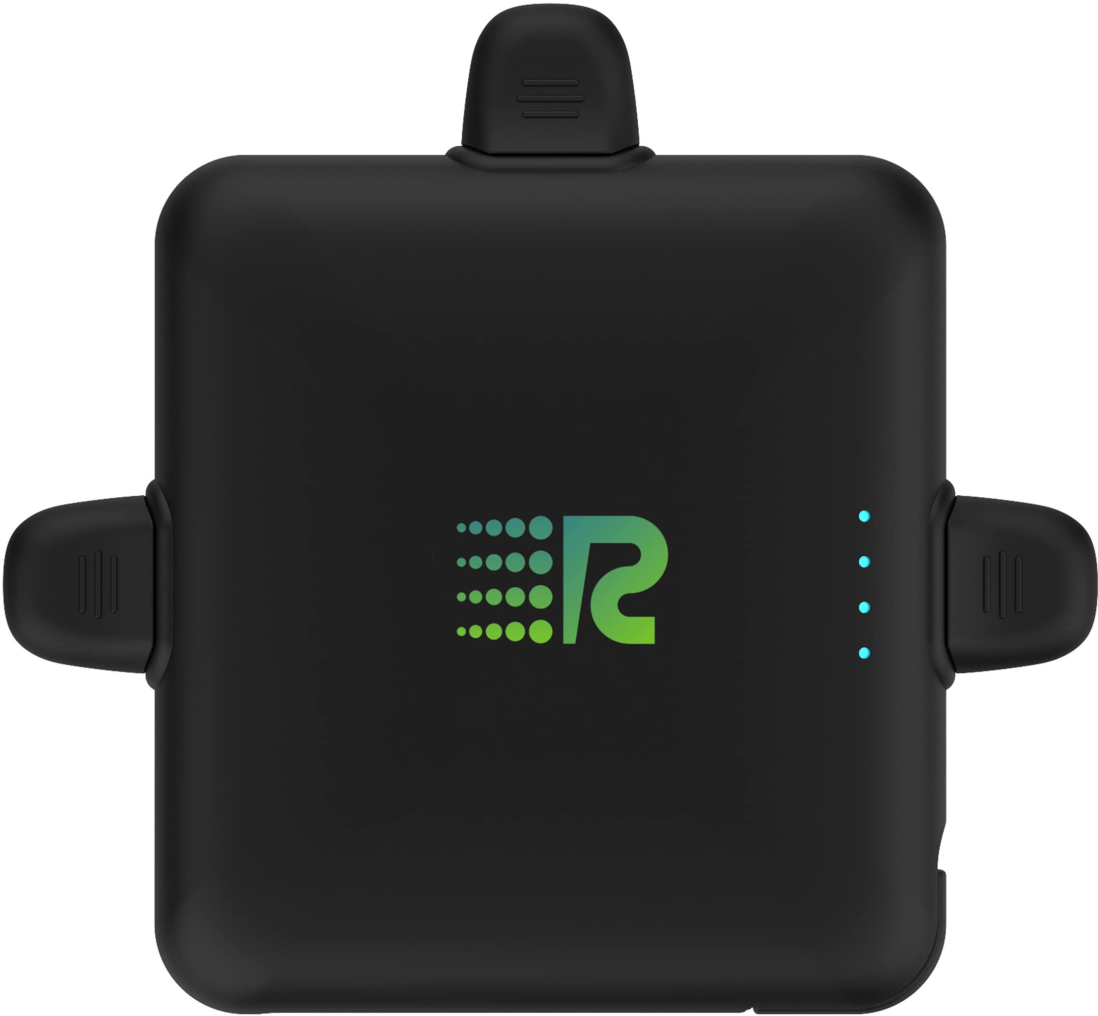4000mAh Fast Charging Power Bank - High-Speed Portable Charger with USB-C, Lightning & Micro USB | Wireless Phone Charger for iPhone, Android & Smart Devices | Perfect for Travel, Camping & Emergency Power (Black)