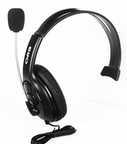 ORB Elite Gaming Headset for Xbox 360 - Black | Noise Cancelling Mic, Surround Sound | Perfect for FPS, Racing & Online Multiplayer Games
