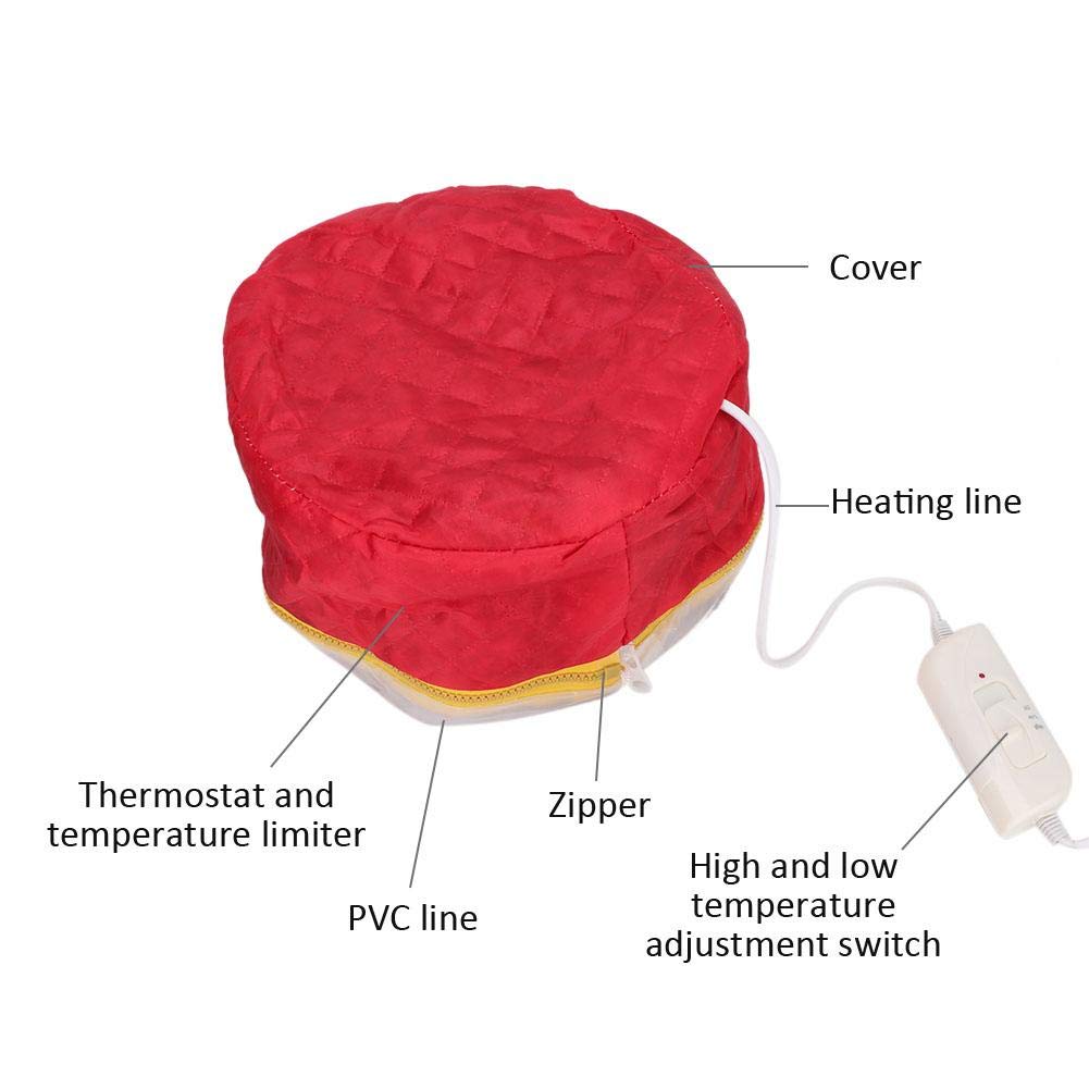 Simlug Electric Hair Thermal Care Cap - 3 Mode Temperature Control Beauty Steamer & Nourishing Heating Hat for Deep Oil Treatment (110V) | Perfect for Salon-Quality Hair Care at Home, Spa Treatments & Personal Grooming