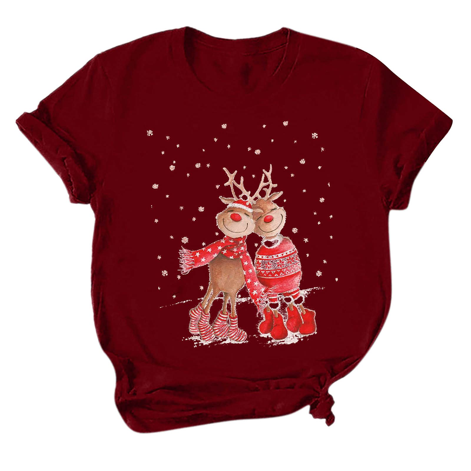 Women's Casual Short Sleeve Graphic Tee Shirts - Soft Cotton Pullover Tops with Trendy Prints | Perfect for Everyday Wear, Weekend Outfits & Casual Office Looks