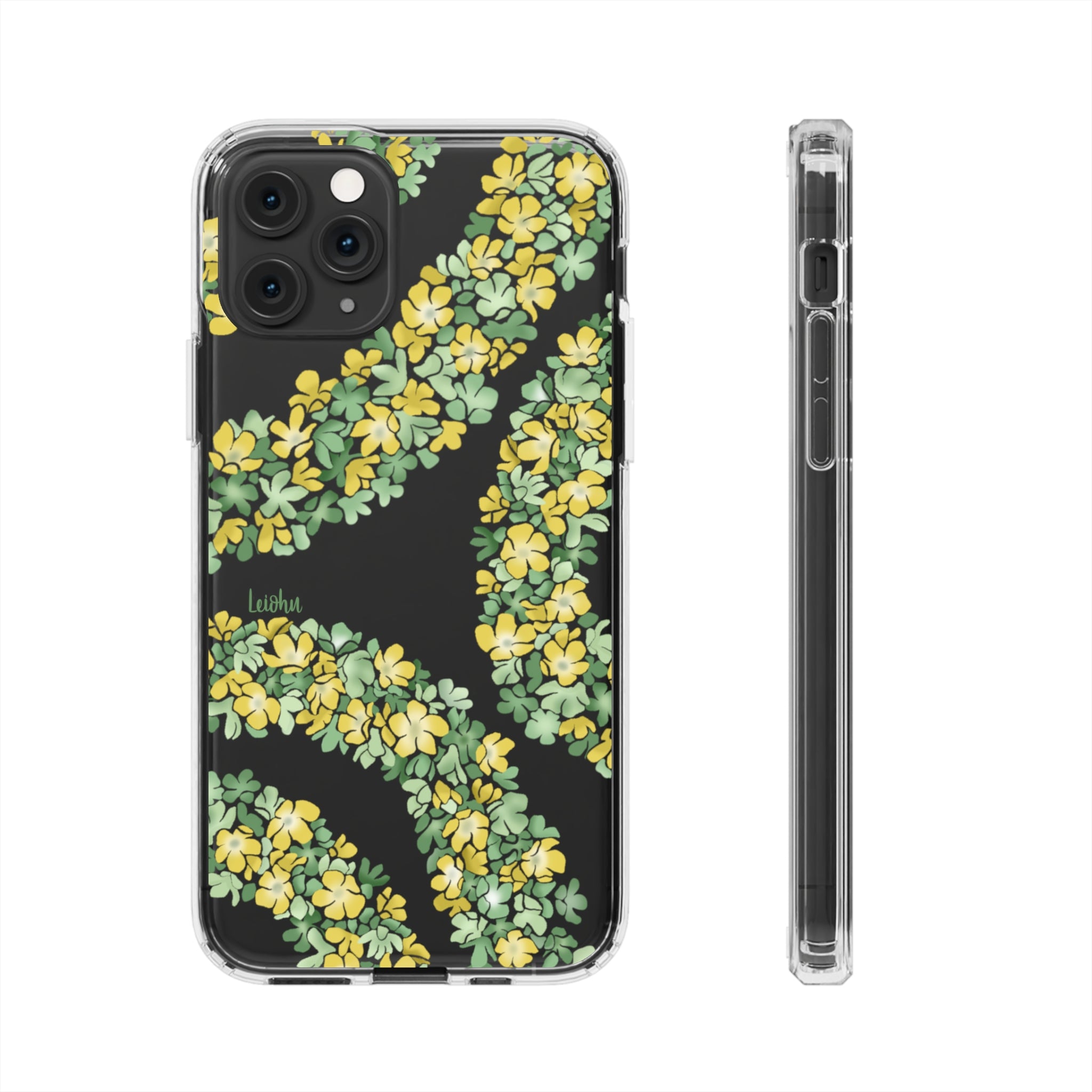 Double Pakalana Clear Phone Case - Slim Protective Cover for iPhone & Samsung - Perfect for Everyday Use & Travel