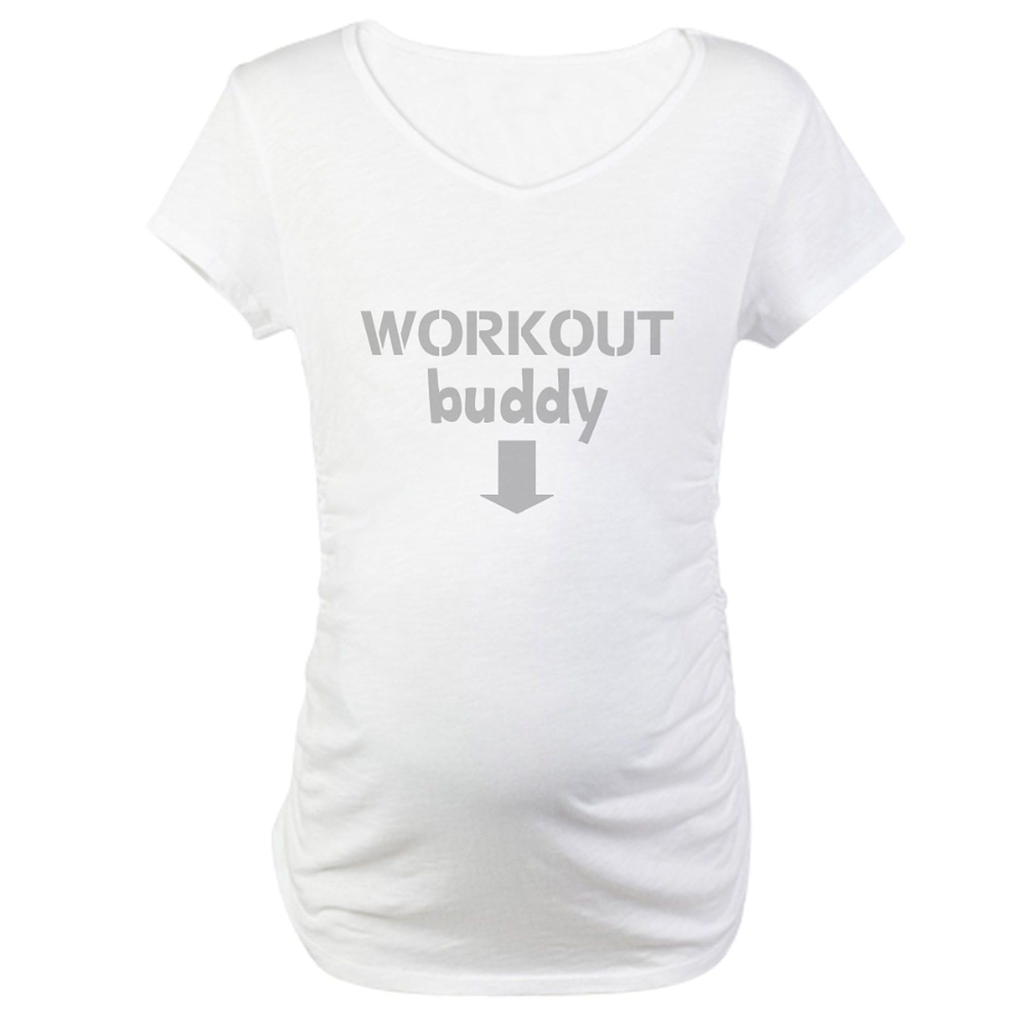 Stylish Maternity T-Shirt for Women - Ruched Side Design by CafePress | Perfect for Pregnancy Photos, Baby Showers & Everyday Comfort