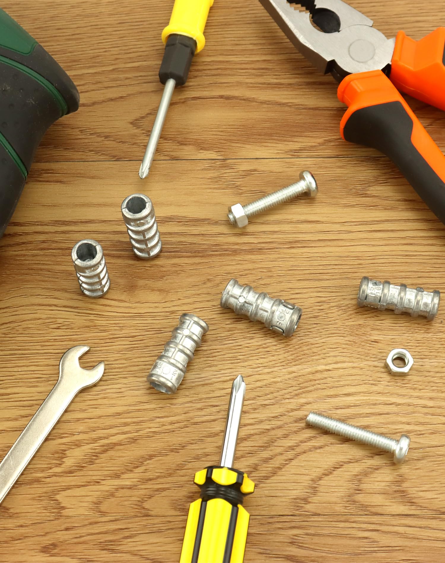 QWORK 50-Piece 5/16 x 1-1/4