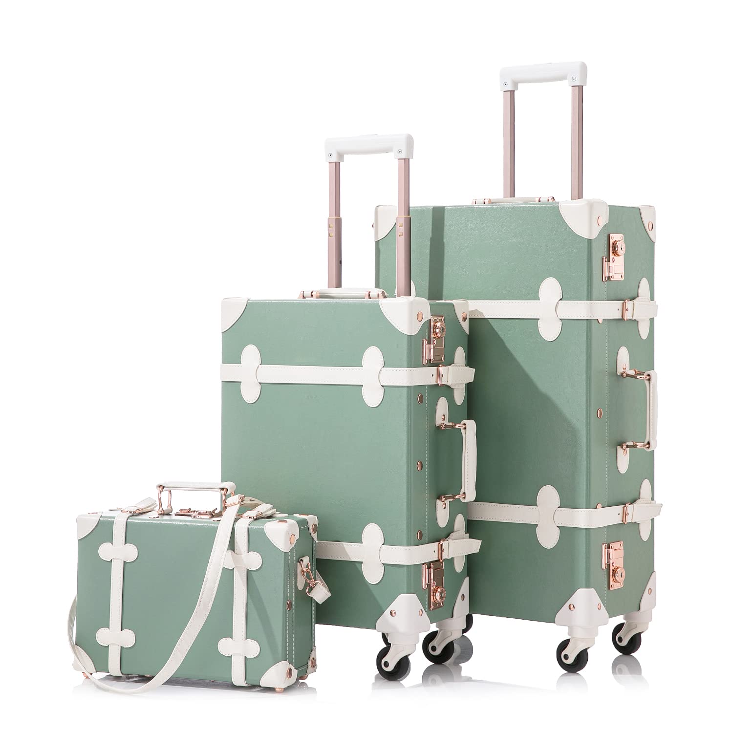 Vintage 3 Piece Suitcase Set - 26