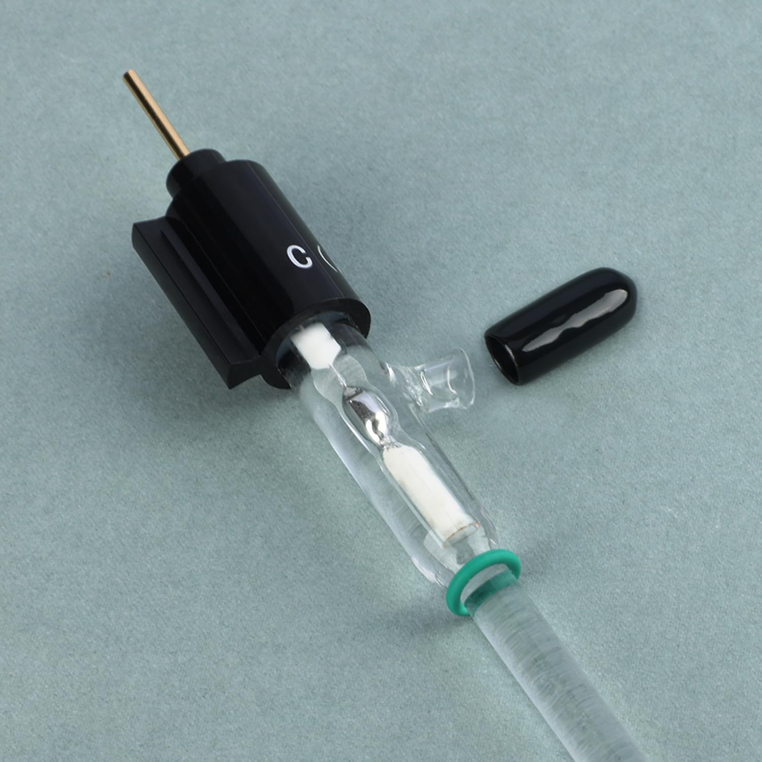 StonyLab Mercury Sulfate Electrode (6x65mm) - Reference Electrode Compatible with Electrolysis Cells | Acid-Resistant Lab Electrode for pH Measurement & Chemical Analysis | Ideal for Research, Water Testing & Industrial Applications