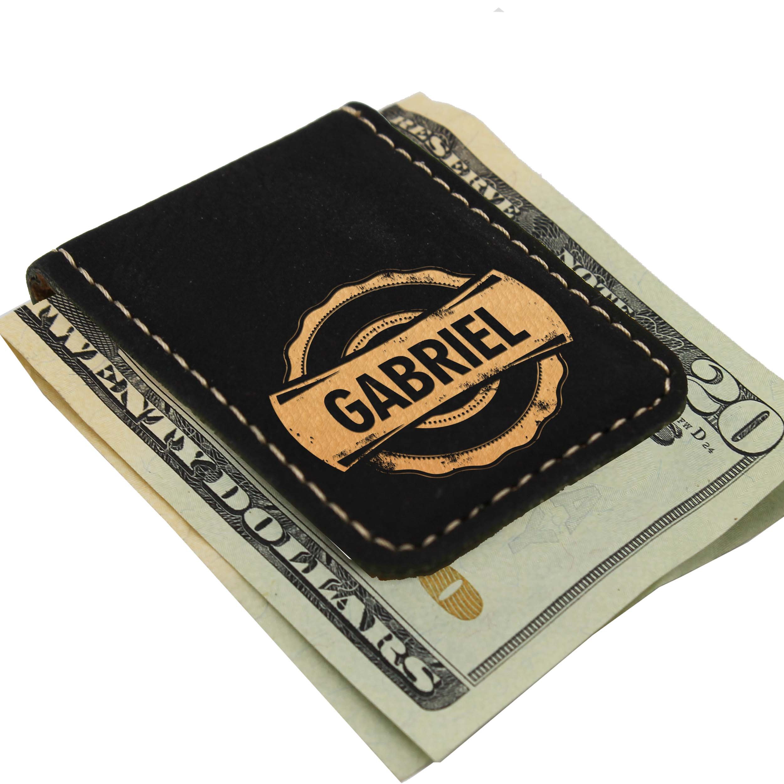 Personalized Engraved Money Clip for Men - Custom Metal Wallet Gift for Him, Dad, Husband - Perfect for Weddings, Birthdays & Everyday Carry