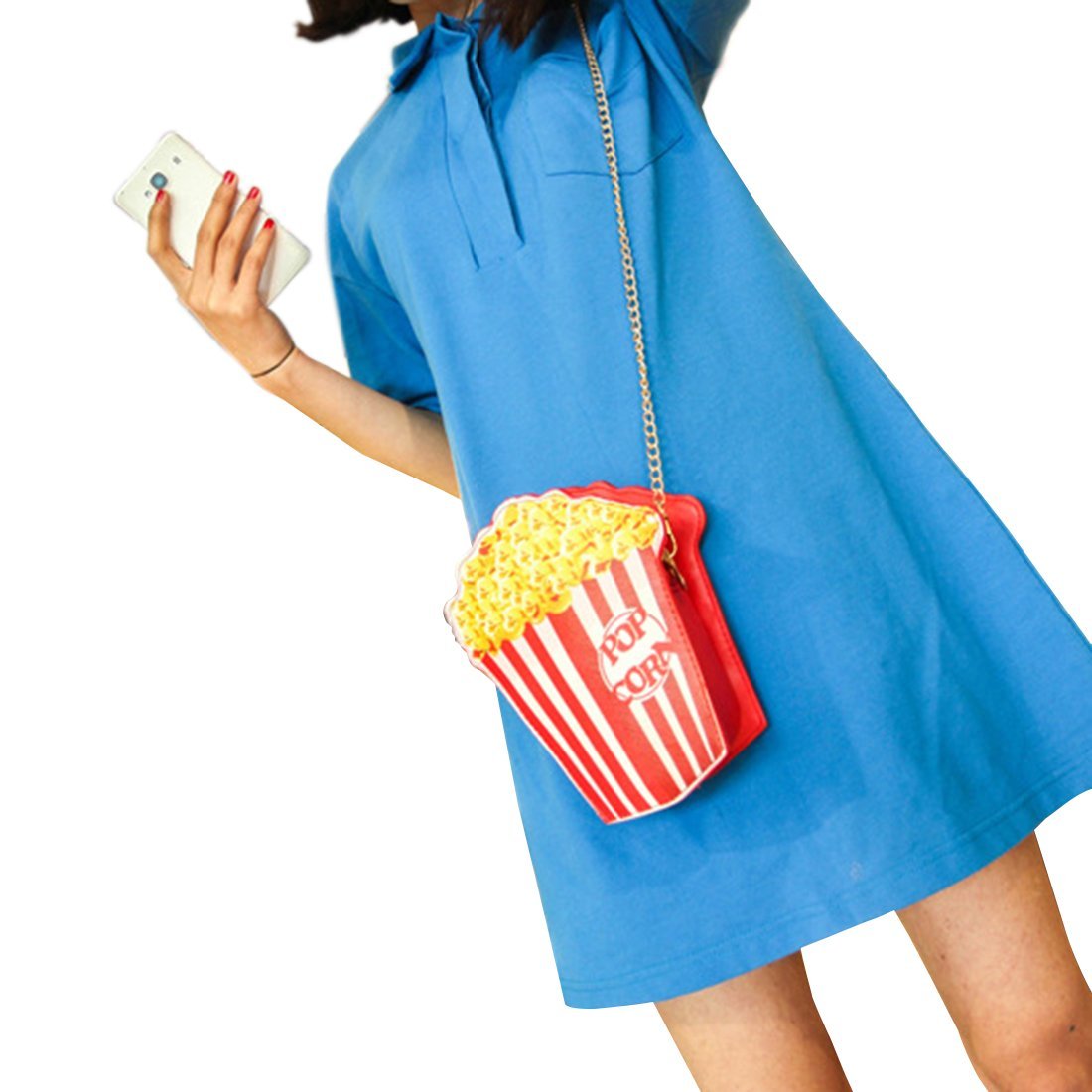 SUKUTU Girls Crossbody Bag - Cute Cupcake Popcorn Egg Fruits Milk Box PU Small Purse for Women, Phone Shoulder Bag - Perfect for School, Travel & Daily Use