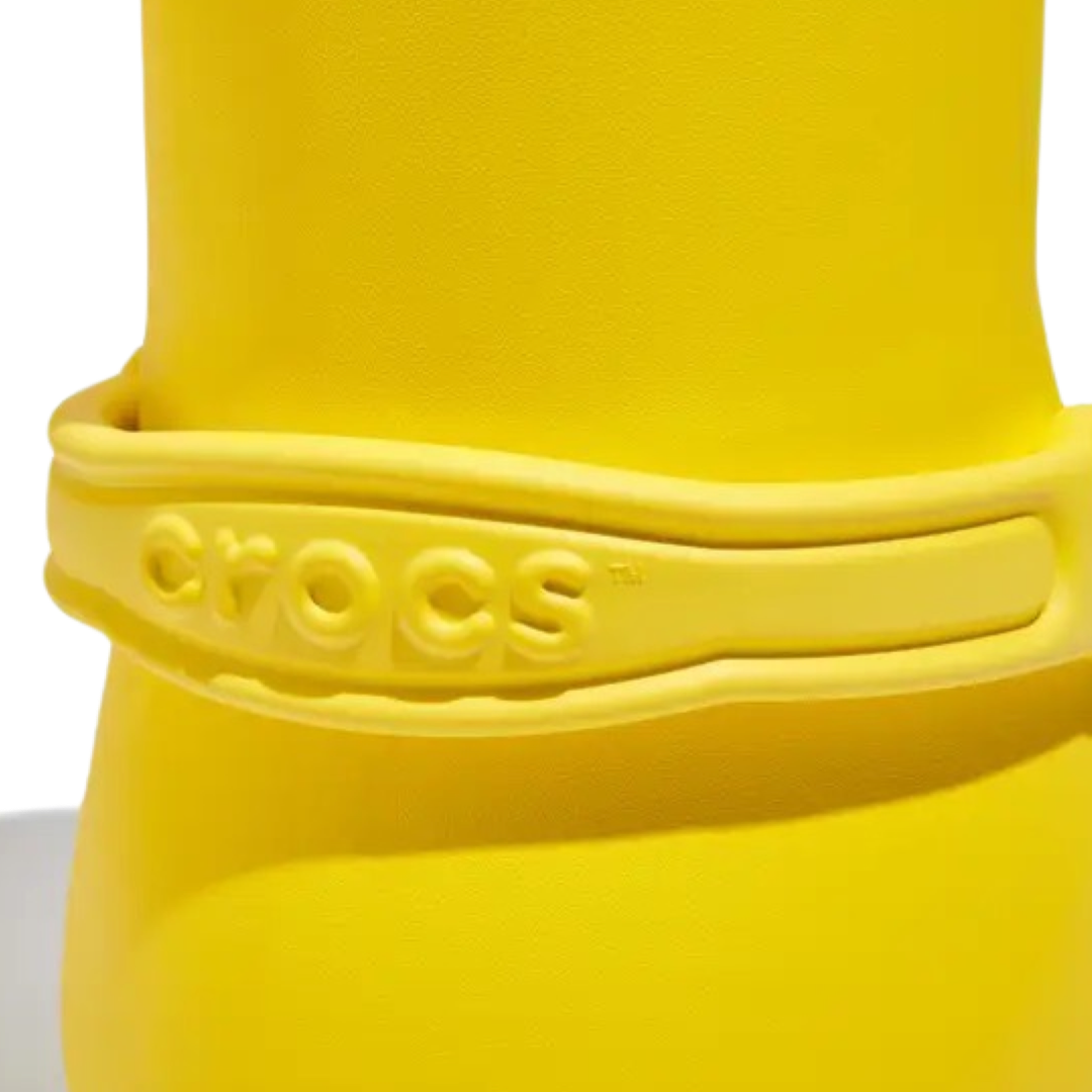 MSCHF x Crocs Big Yellow Boots - Unisex Clogs for Men & Women - Comfortable & Stylish Water Shoes for Beach, Pool & Outdoor Activities