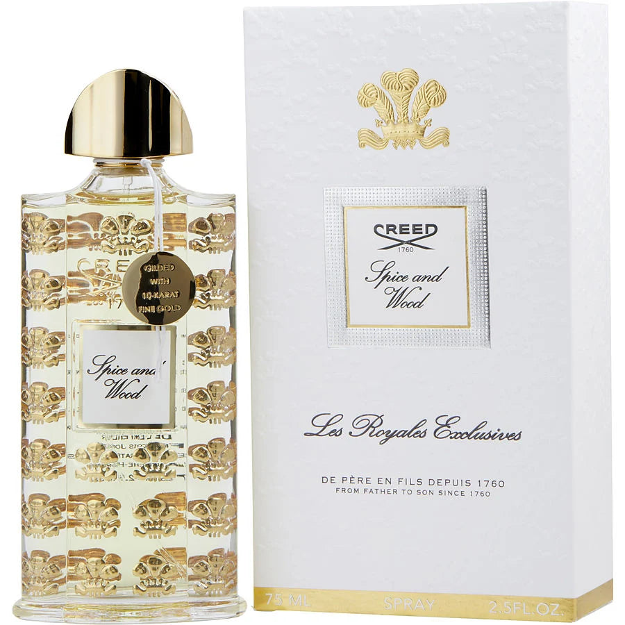Creed Spice and Wood Les Royales Exclusives 2.5 oz Unisex Eau de Parfum - Luxury Fragrance for Men & Women, Perfect for Date Nights & Special Occasions