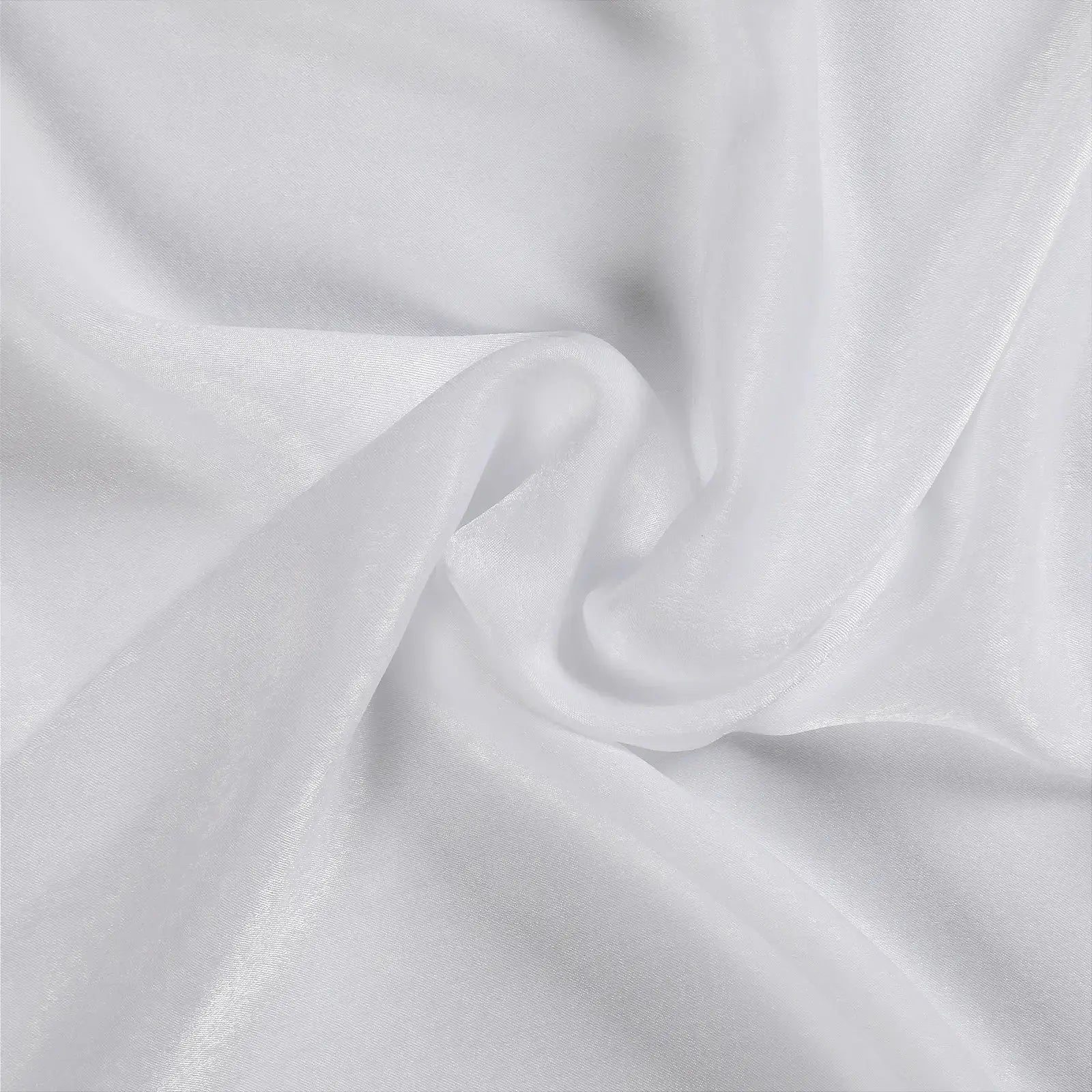 Florida Embossed White Semi-Sheer Pleated Curtains - Elegant Window Treatment for Living Room & Bedroom
