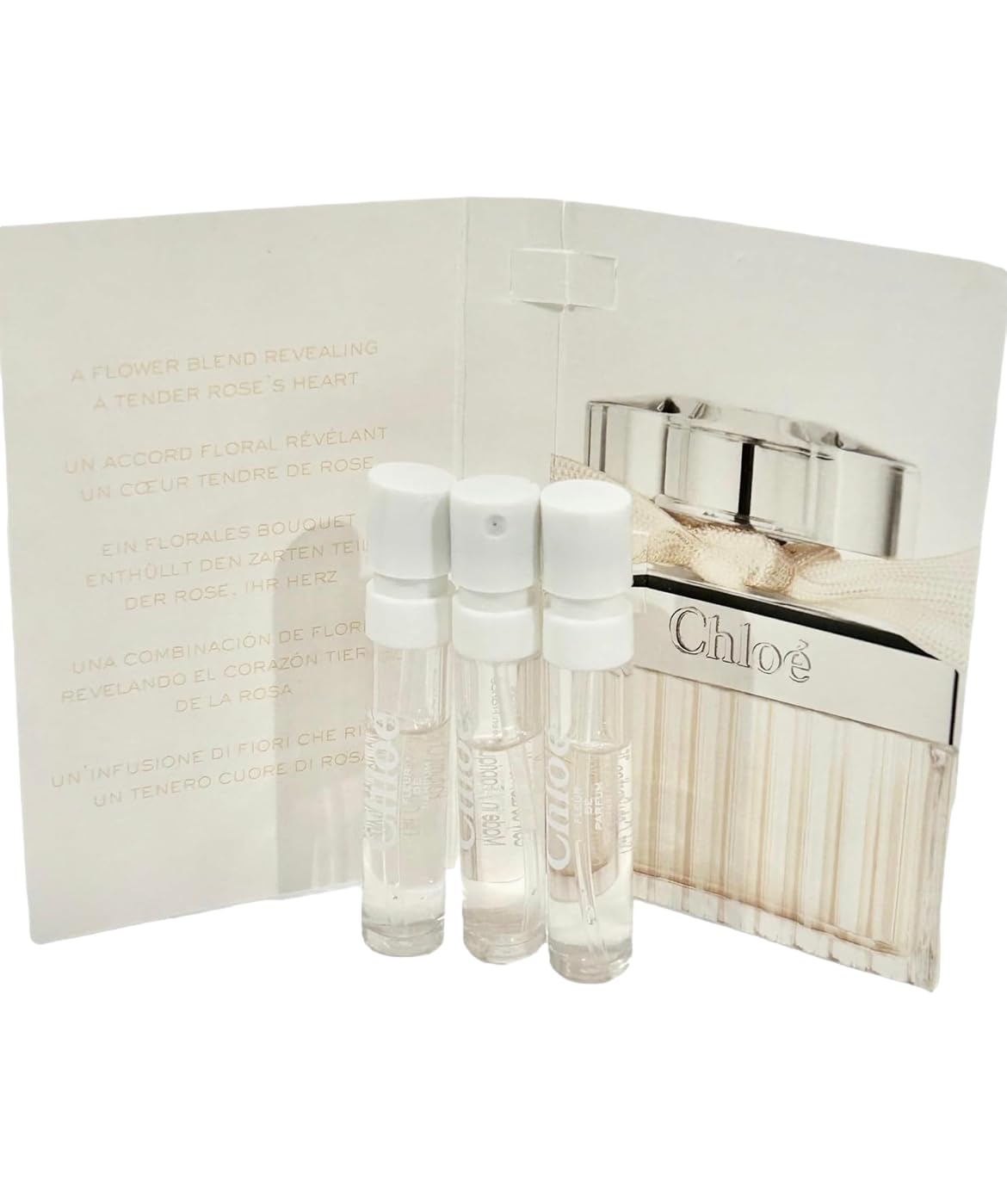 Chloe Fleur De Parfum Perfume Sample for Women - 3 x 1.2ml/0.04oz Travel Size Spray Set | Floral Fragrance for Everyday Wear, Date Night & Special Occasions