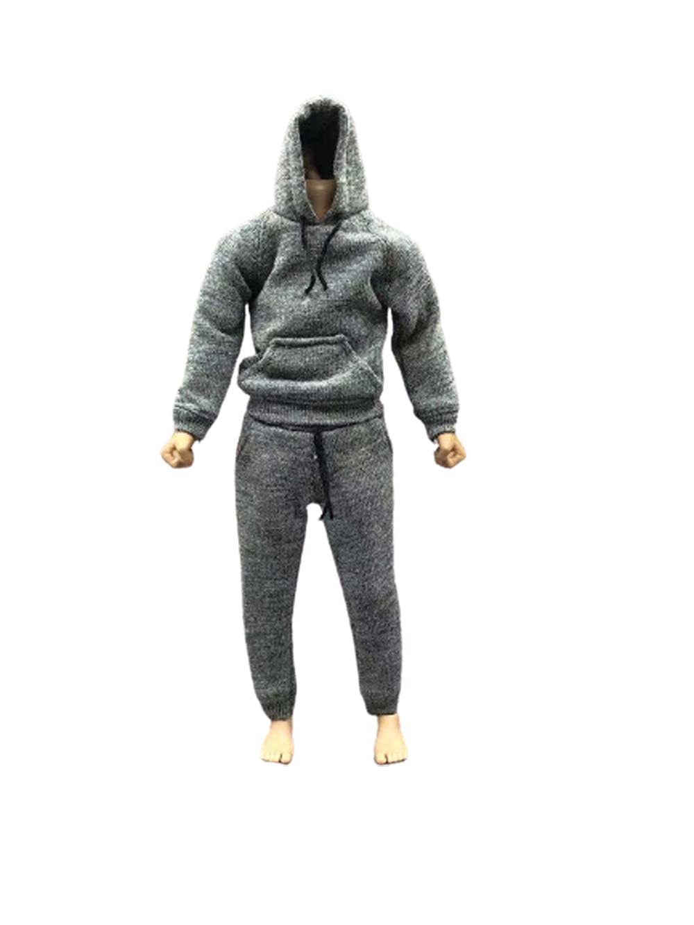 i8 TOYS 1/12 Scale Female Action Figure Clothes Set - Gray & Multicolor Sweater & Pants for 6 Inch Collectible Dolls (SJYT-001) | Perfect for Display, Photography & Diorama Scenes