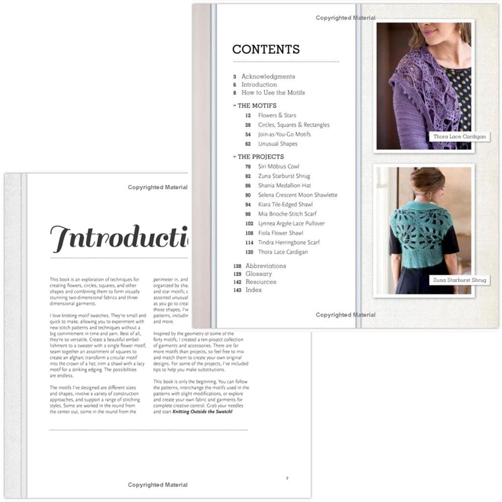40 Modern Knitting Motifs & Patterns - Creative Handmade Knitting Designs for Scarves, Hats, and Home Decor