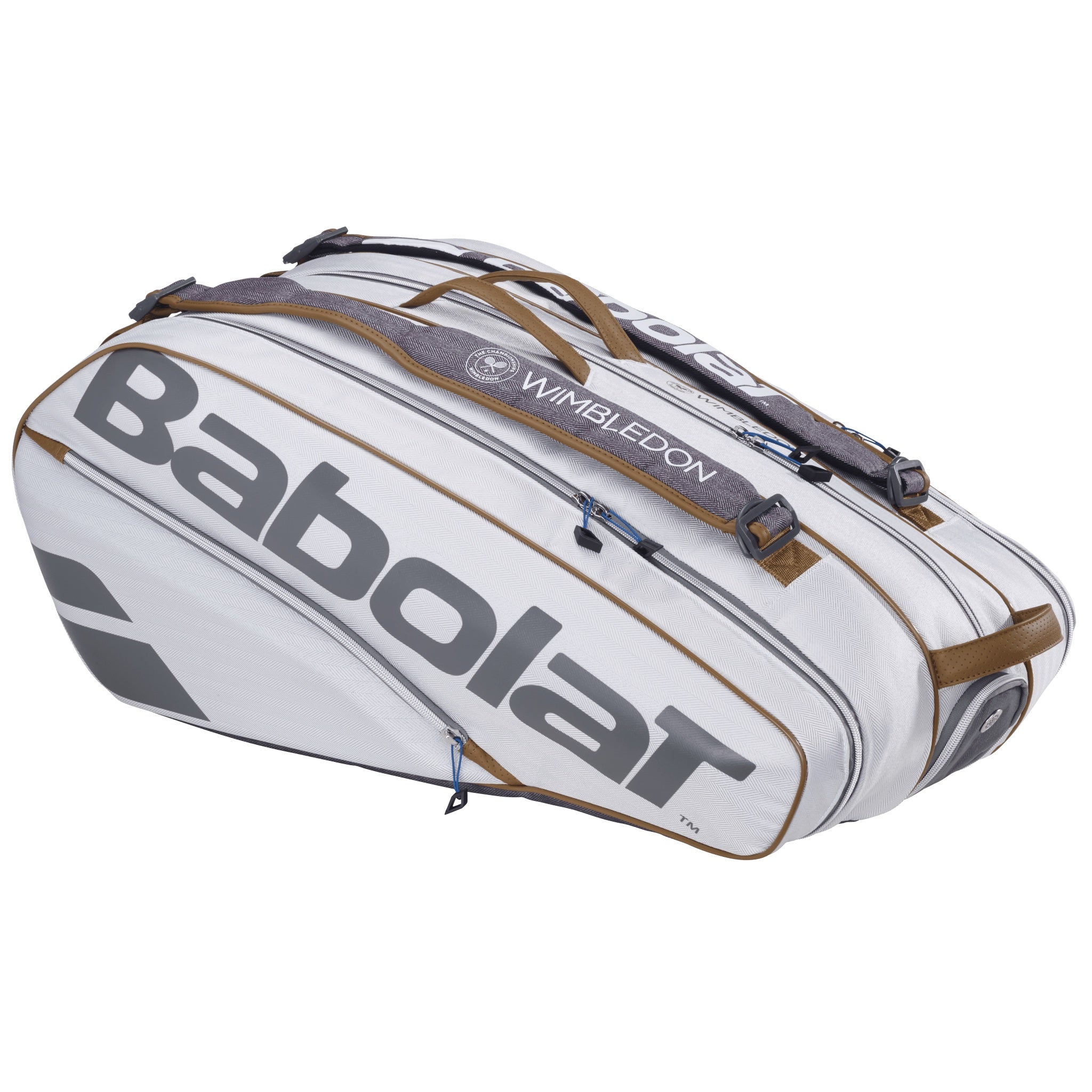 Babolat Pure Wimbledon 6-Pack Tennis Bag - Premium Tennis Gear for Players & Coaches | Perfect for Tournaments, Practice & Travel