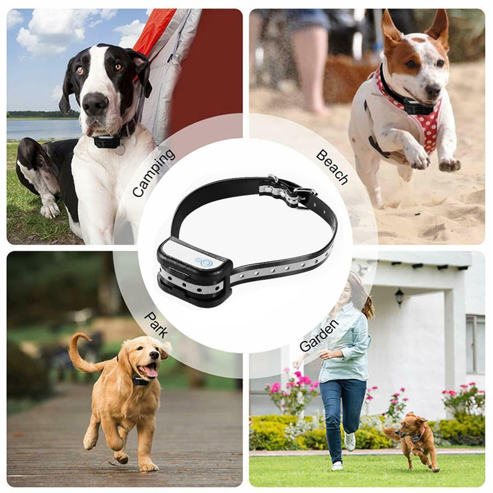 2 in 1 Electric Wireless Dog Fence System - Adjustable Range Up to 2000 Feet, Waterproof Pet Containment Boundary with Training Collar Receiver - Safe & Harmless for All Dogs - Perfect for Outdoor Yard Training & Pet Safety