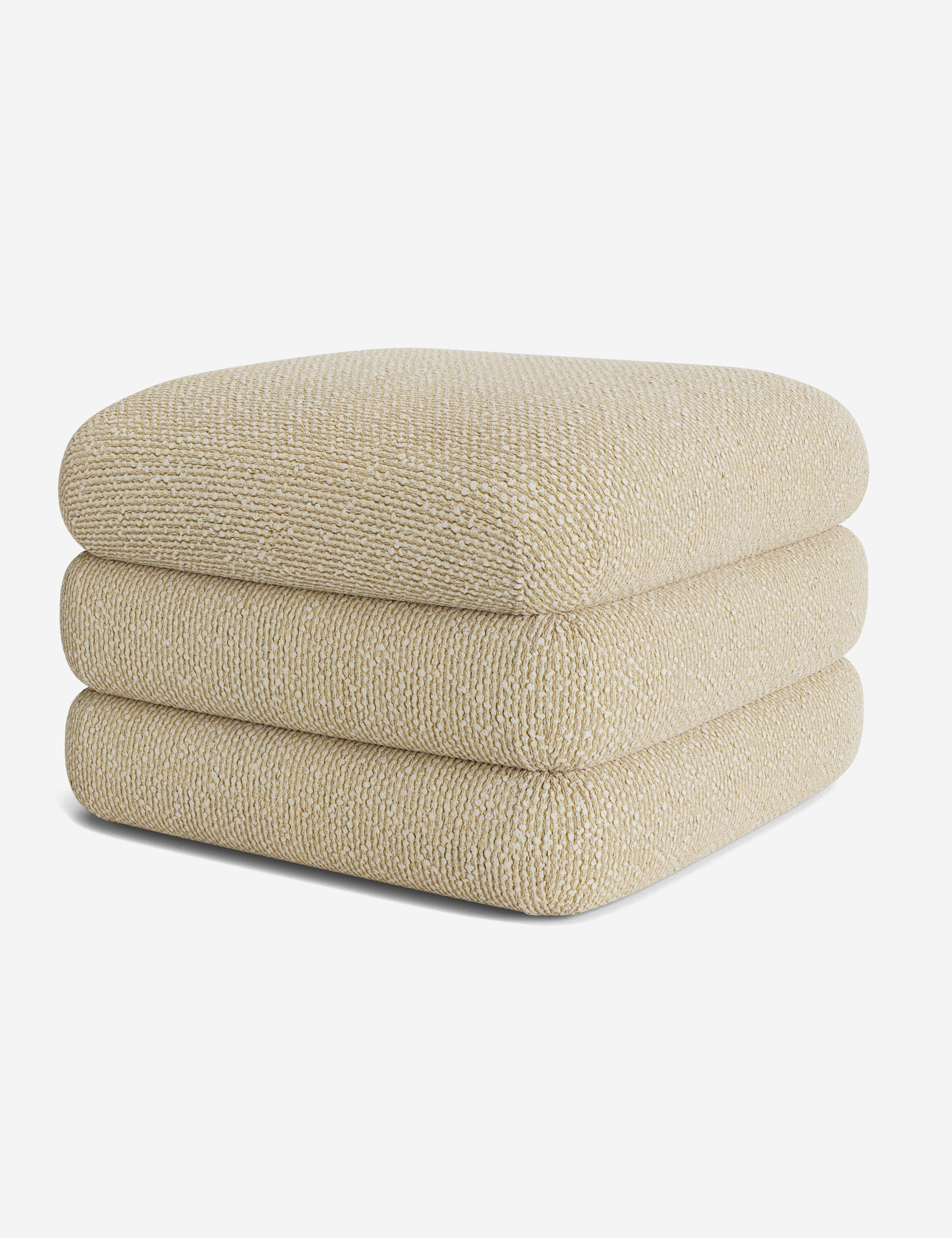 Babs Ottoman by Sarah Sherman Samuel - Stylish and Comfortable Footrest Pouf for Living Room, Bedroom & Nursery Decor