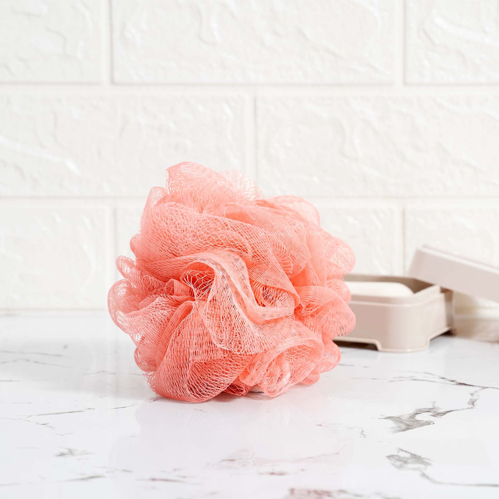 KISMETICS Large Shower Sponge - 3 Pack Soft Exfoliating Bath Pouf for Men & Women, 40g Mesh Loofah Ball Creates Rich Lather for Body Wash & Skin Care | Perfect for Daily Shower, Spa Day & Self Care Routine