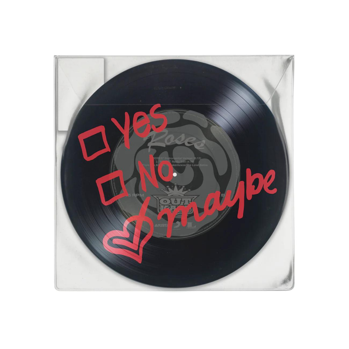 Roses B/W Roses Instrumental (10-Inch Picture Disc Vinyl) - Perfect for Romantic Dinners, Relaxing Evenings & Vinyl Collectors