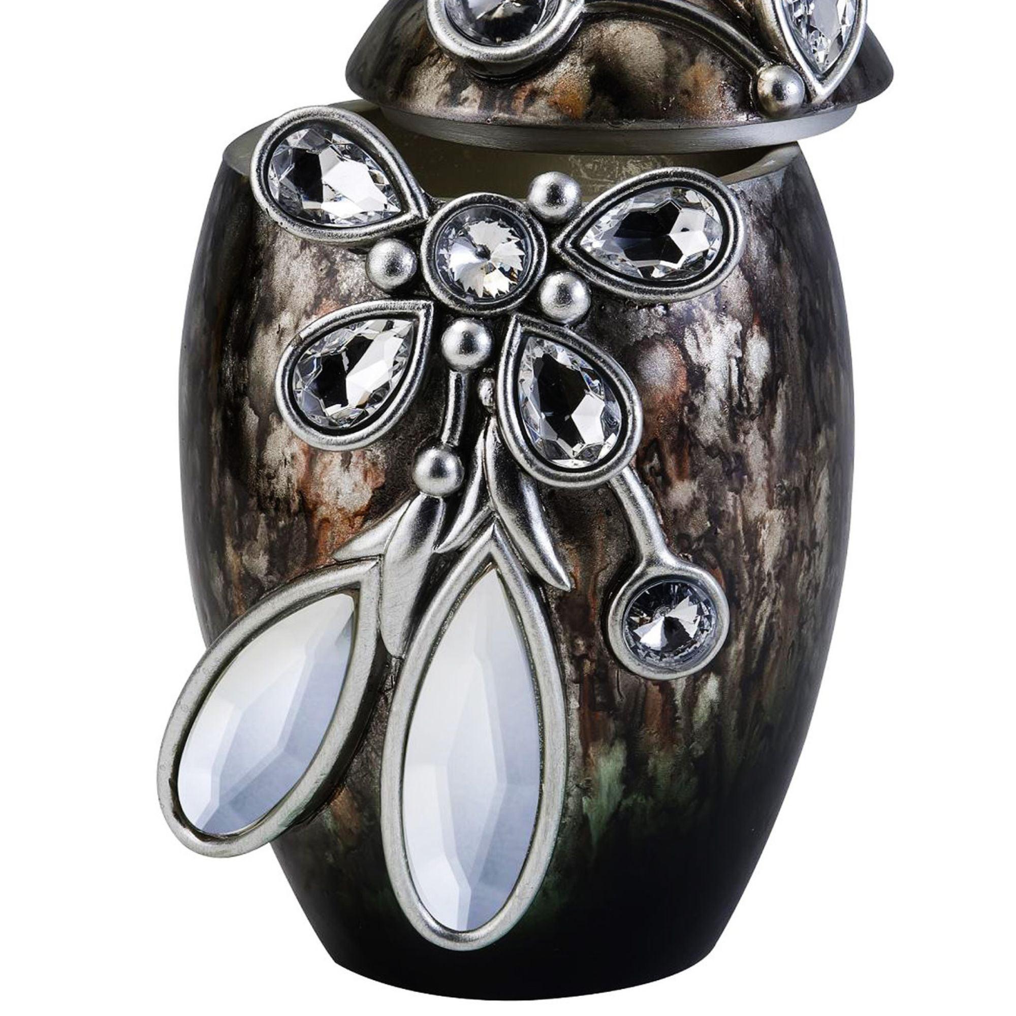 11.5 Inch Tall Decorative Jewelry Box with Multiple Designs & Elegant Accents - Perfect for Jewelry Storage, Gift Giving & Home Décor