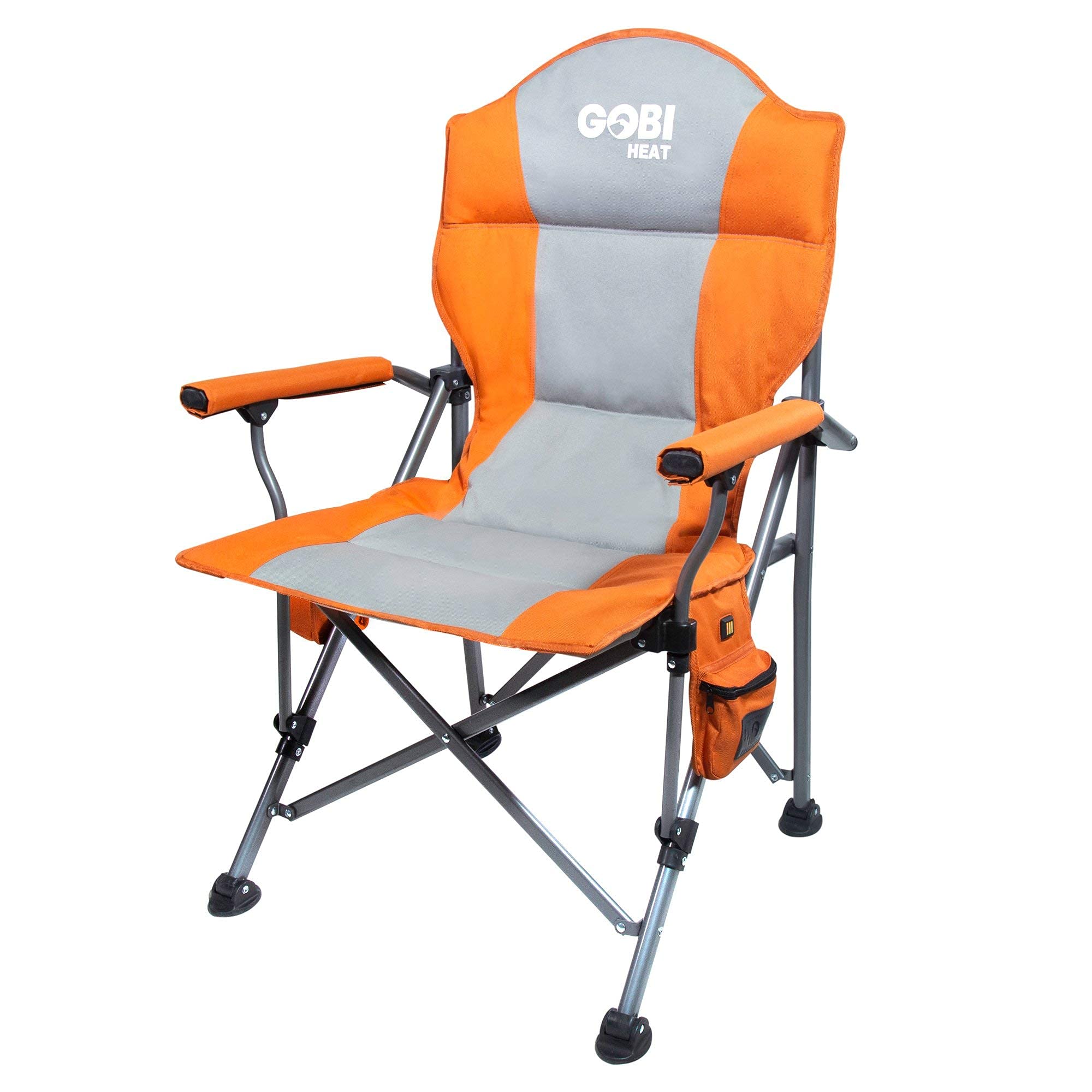 Gobi Heat - Terrain Portable Heated Camping Chair with 3 Adjustable Heat Settings - Outdoor Folding Chair for Winter Camping, Hunting & Backpacking - Perfect for Cold Weather Adventures, Tailgating & Ice Fishing