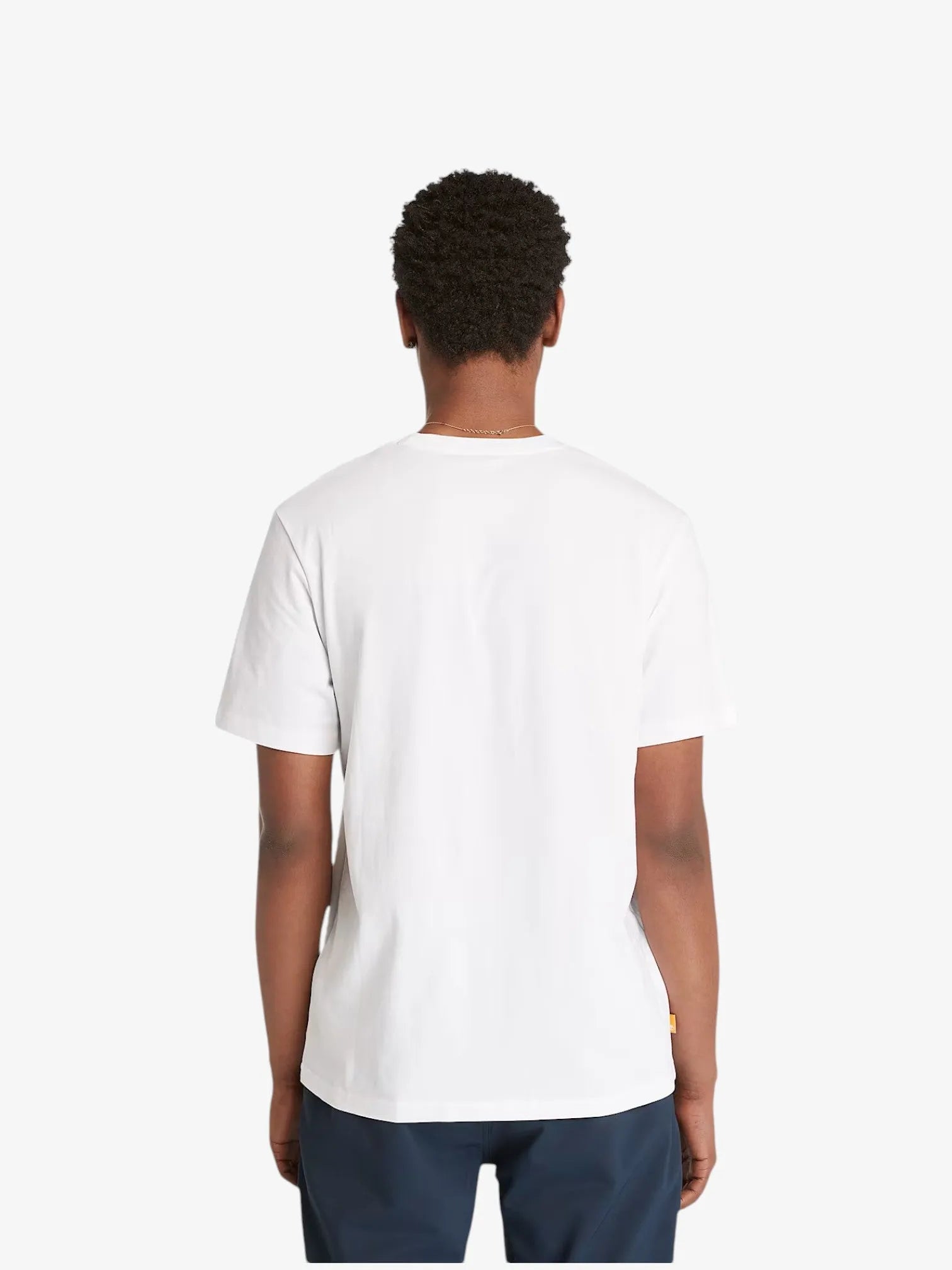 Timberland Kennebec River Tree Logo White T-Shirt for Men - Casual Comfort Fit Cotton Tee for Outdoor Adventures & Everyday Wear