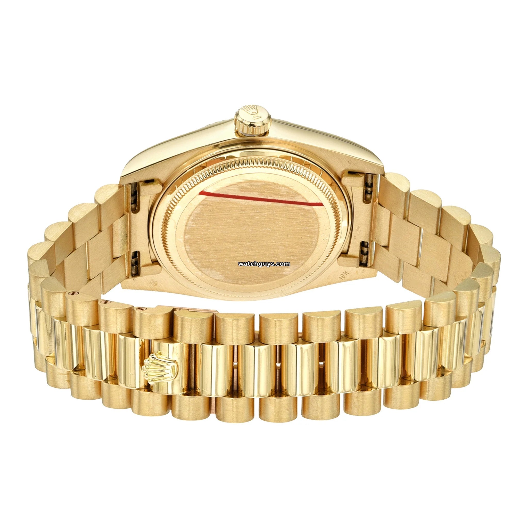 Rolex Day Date 18038 Men's Watch - 18K Yellow Gold with Black Dial - Luxury Dress Watch for Business & Formal Occasions