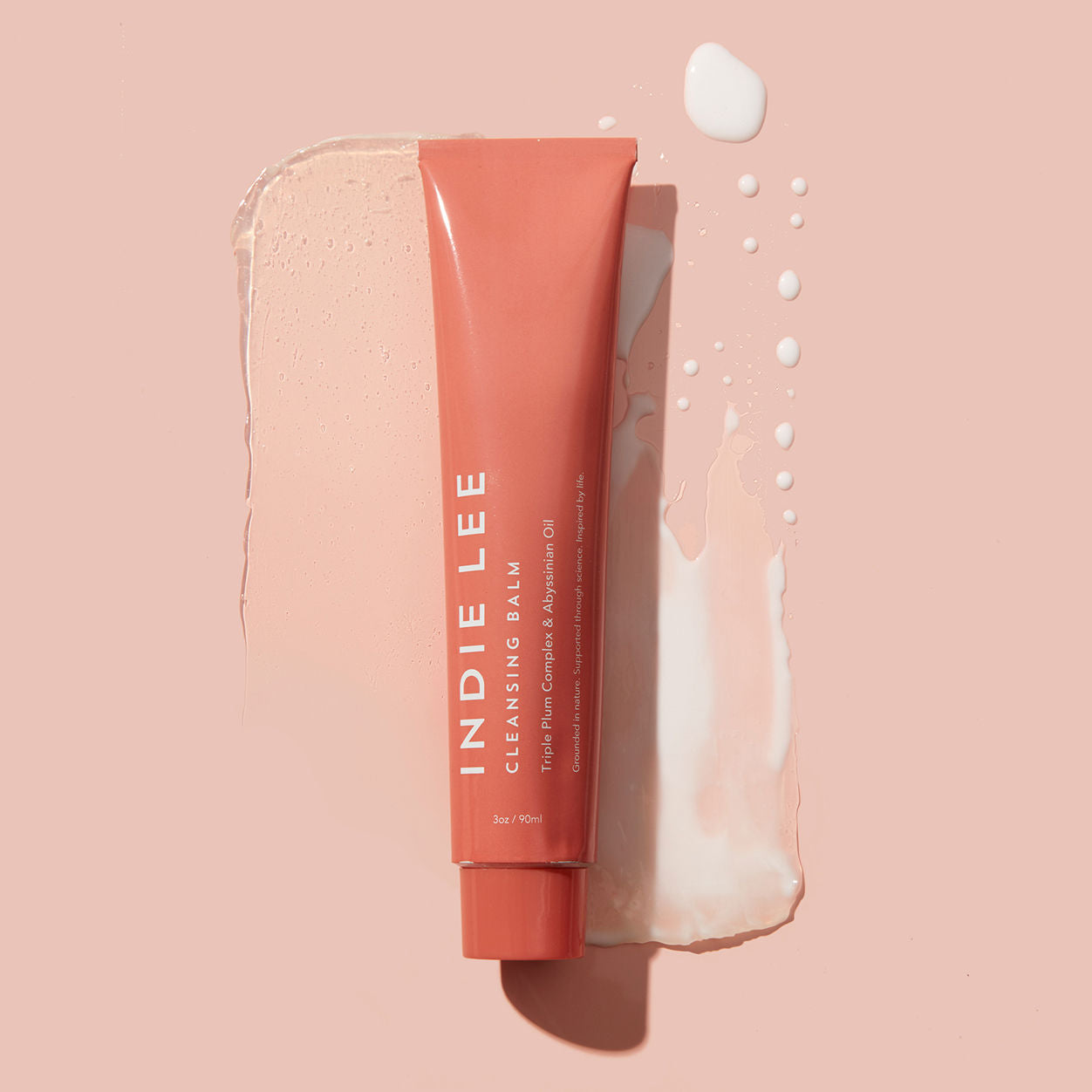 Indie Lee Cleansing Balm - Gentle Makeup Remover & Face Cleanser for Dry, Sensitive Skin | Perfect for Daily Skincare Routine & Travel