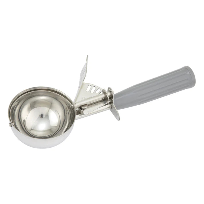 Winco 4 Oz Ice Cream Scoop #8 - Professional Grey Disher for Perfect Ice Cream Servings - Ideal for Restaurants, Ice Cream Shops, and Home Use