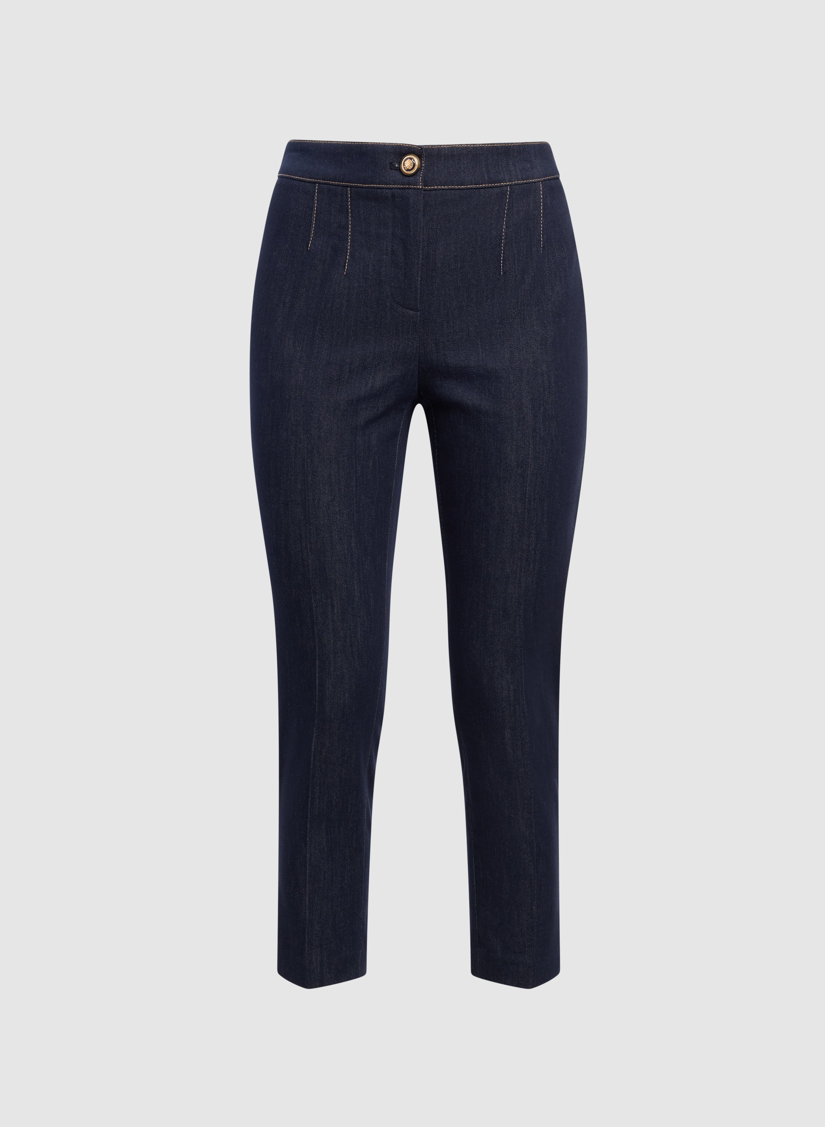 Emma Slim Leg Denim Pants for Women - High Waist Stretch Skinny Jeans - Comfortable & Stylish for Work, Casual Outfits and Date Night