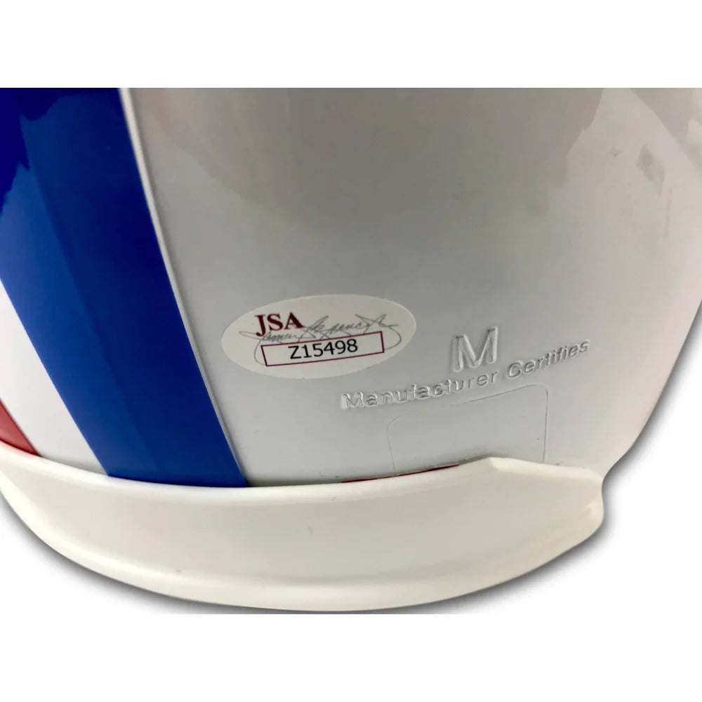 Earl Campbell Autographed Houston Oilers Helmet - Hand Signed with JSA COA - Rare Collectible Football Memorabilia for Sports Fans and Man Cave Decor