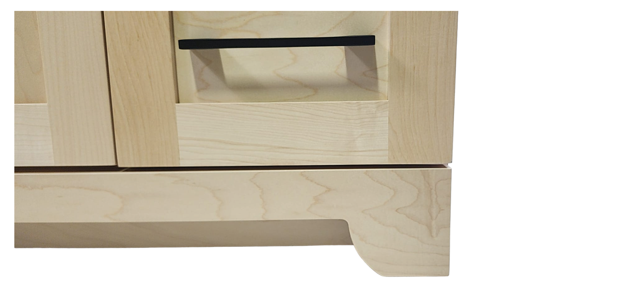 Natural Stain Bathroom Vanity with White Quartz Countertop - Canadian Maple 42 - Perfect for Modern Bathrooms & Powder Rooms