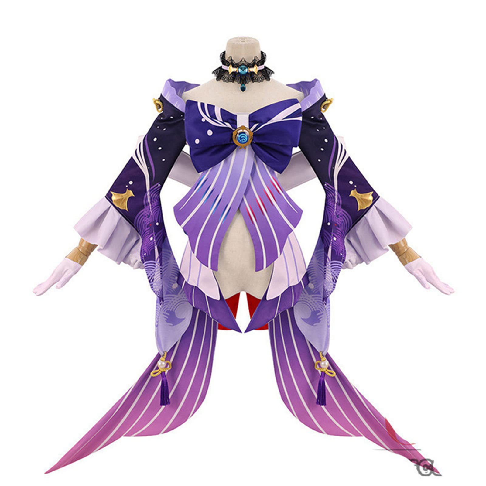 Genshin Impact Sangonomiya Kokomi Cosplay Costume for Women - Halloween, Christmas, Anime Convention Outfit with Accessories | Perfect for Cosplay Events, Themed Parties & Gift Giving