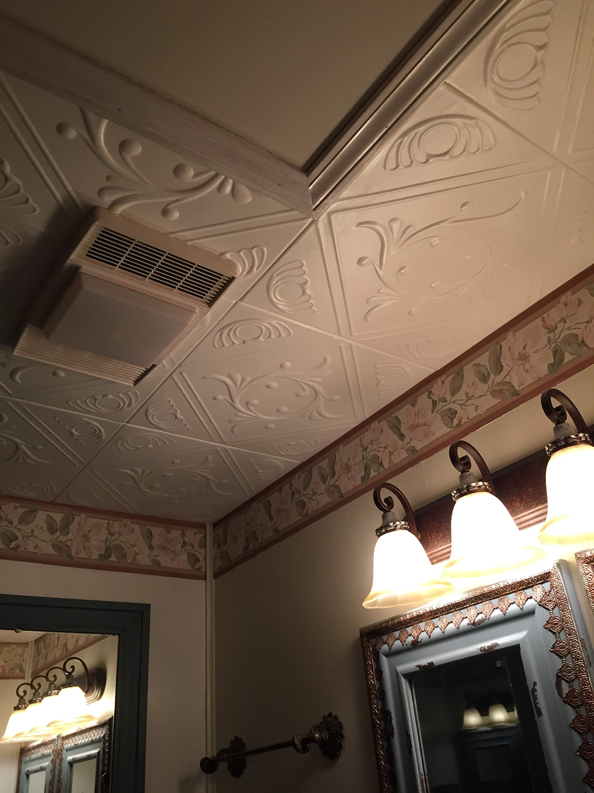 Premium Diamond Wreath Foam Ceiling Tiles - 12