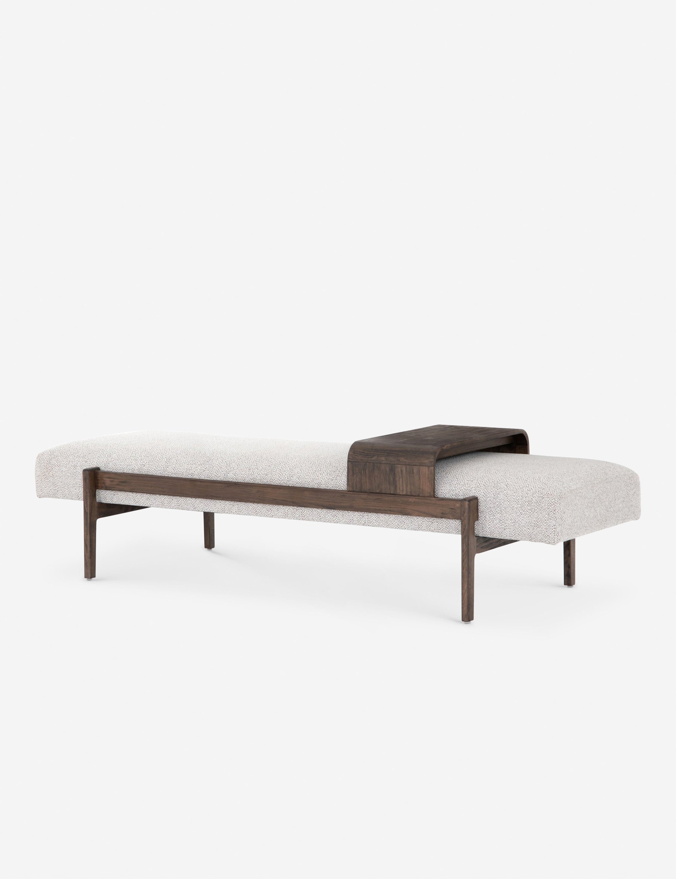 Modern Wooden Fae Bench - Handcrafted Boho Chic Garden Bench for Outdoor & Indoor Use - Perfect for Patio, Porch, Living Room, and Entryway Decor
