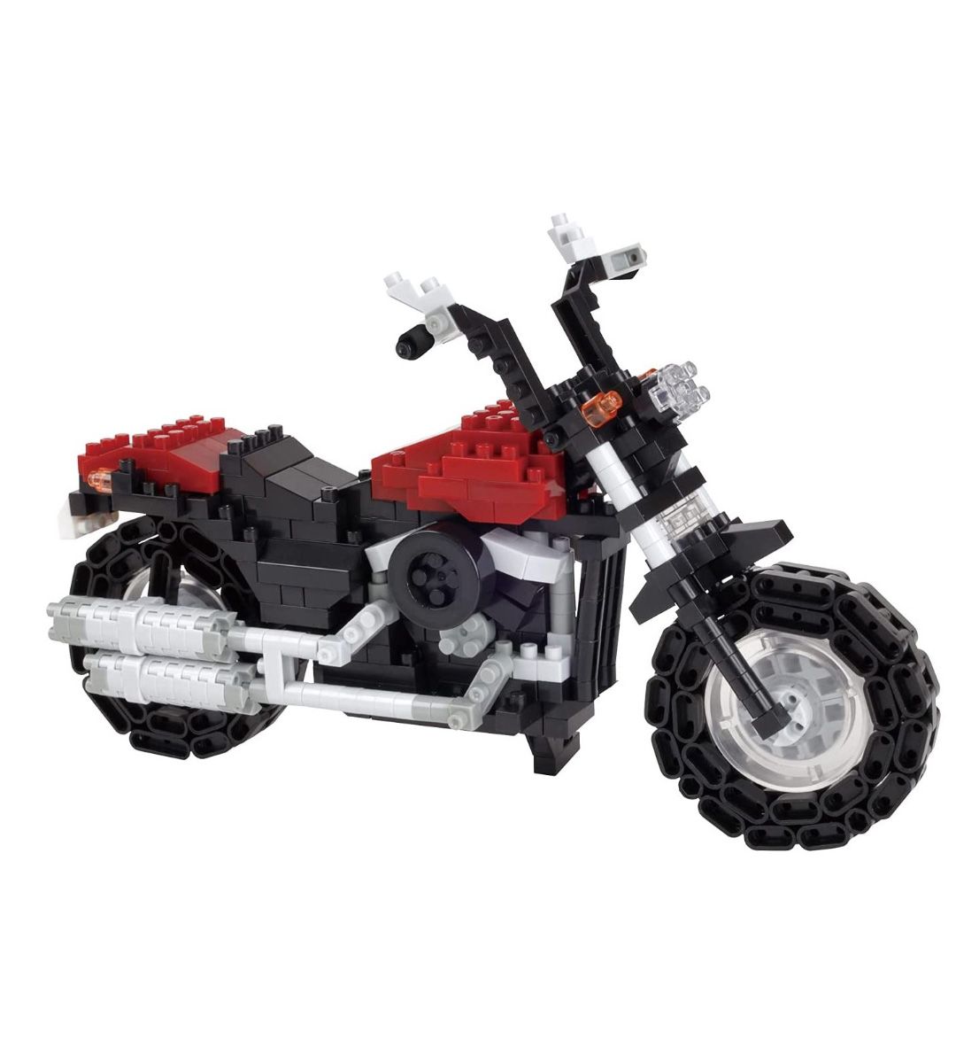 Nanoblock Motorcycle Building Kit - NBH 219 Model for Adults & Teens - Creative DIY Toy for Home Decoration & Office Display