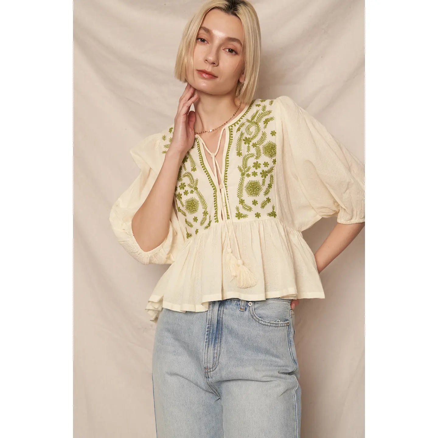 Callie Top Women's Casual Short Sleeve Blouse - Perfect for Summer Outfits, Office Wear & Weekend Brunch