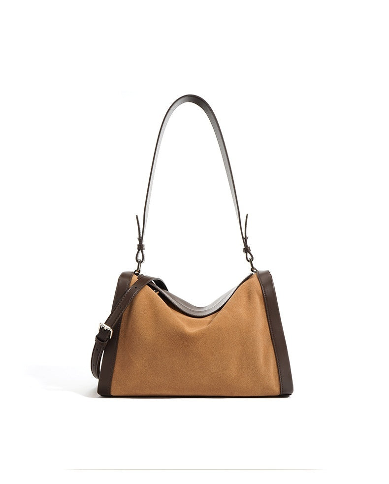 Genuine Leather Shoulder Messenger Bag for Men & Women - Stylish Tote & Crossbody Bag for Work, Travel & Everyday Use