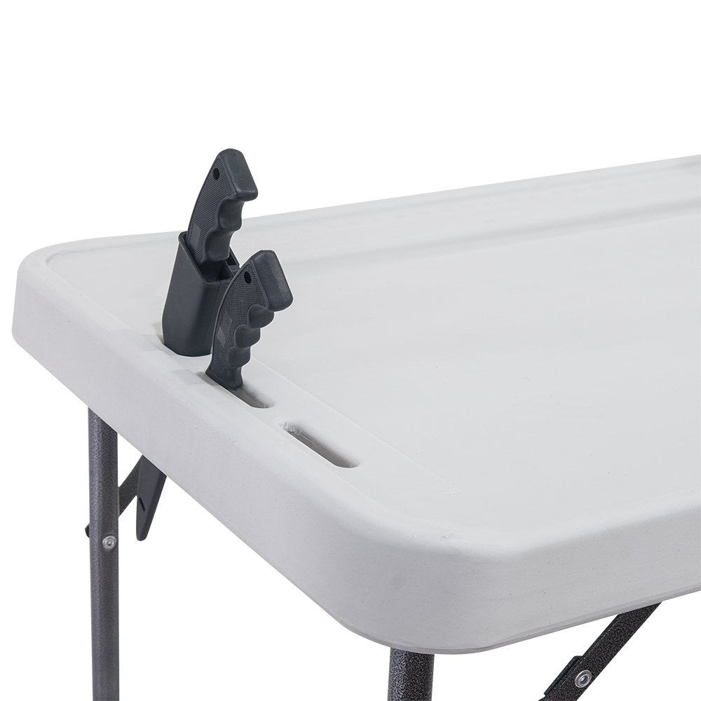 **SSLine Portable Outdoor Fish Table - Folding Camping Table with Sink, Quick Connect Faucet & Sprayer - Patio, Picnic, Cleaning & Cutting Workstation - Perfect for Camping, Fishing, BBQ & Outdoor Cooking**