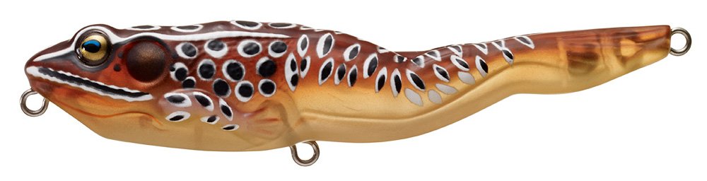 Koppers 105 Frog Walking Bait - Topwater Fishing Lure for Bass, Pike & Musky - Realistic Frog Design for Freshwater & Saltwater Fishing - Perfect for Weedless Fishing in Ponds, Lakes & Rivers