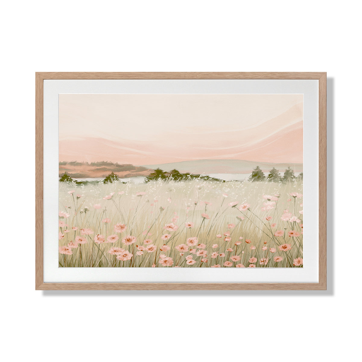 Daydreaming Landscape Art Print - Stunning Nature Wall Decor for Living Room, Bedroom & Office - Perfect for Home & Office Decor