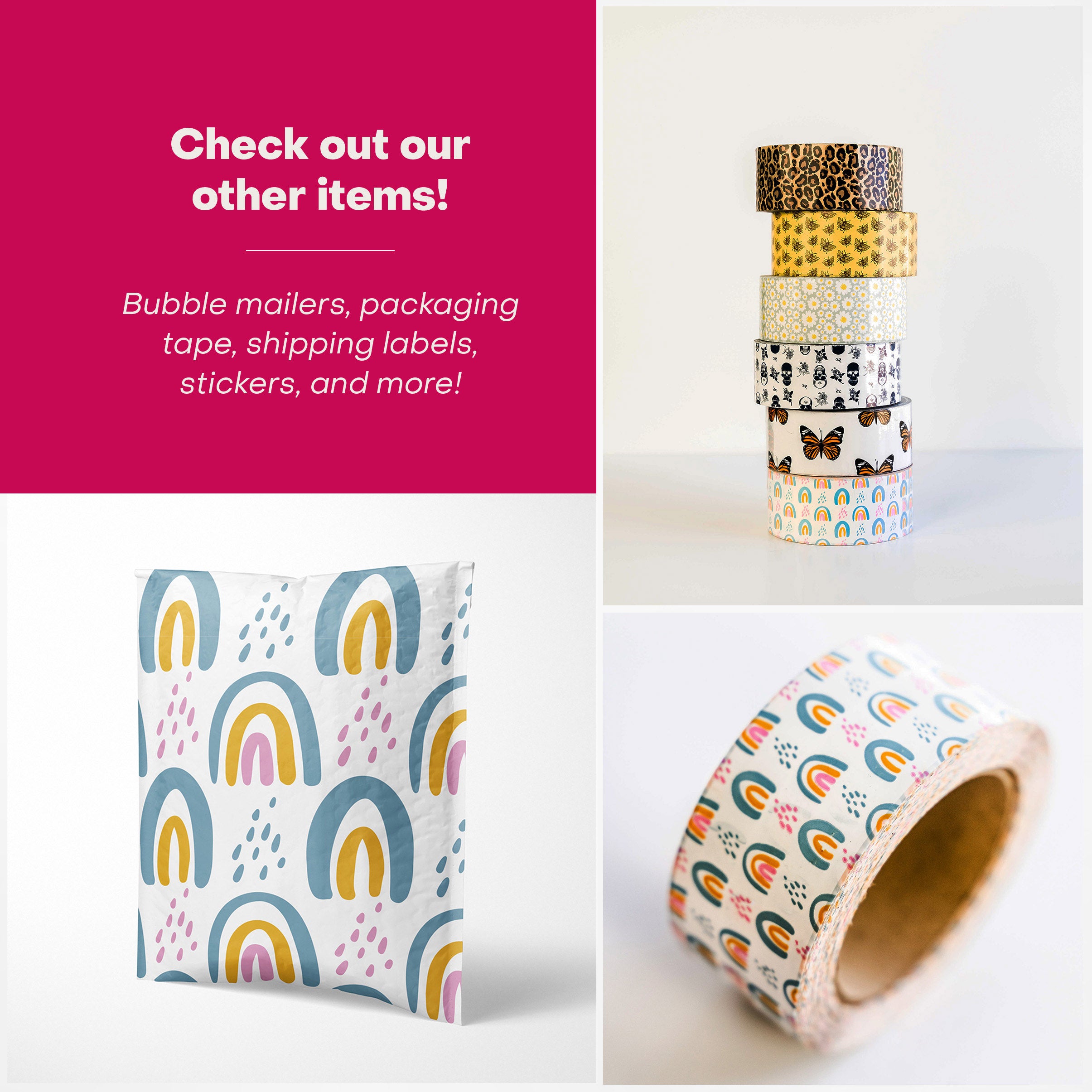 Eco-Friendly Mushroom Poly Mailers 10x13 Inches - Waterproof Shipping Envelopes for Ecommerce, Small Business & Online Stores - Perfect for Clothing, Jewelry & Lightweight Packages