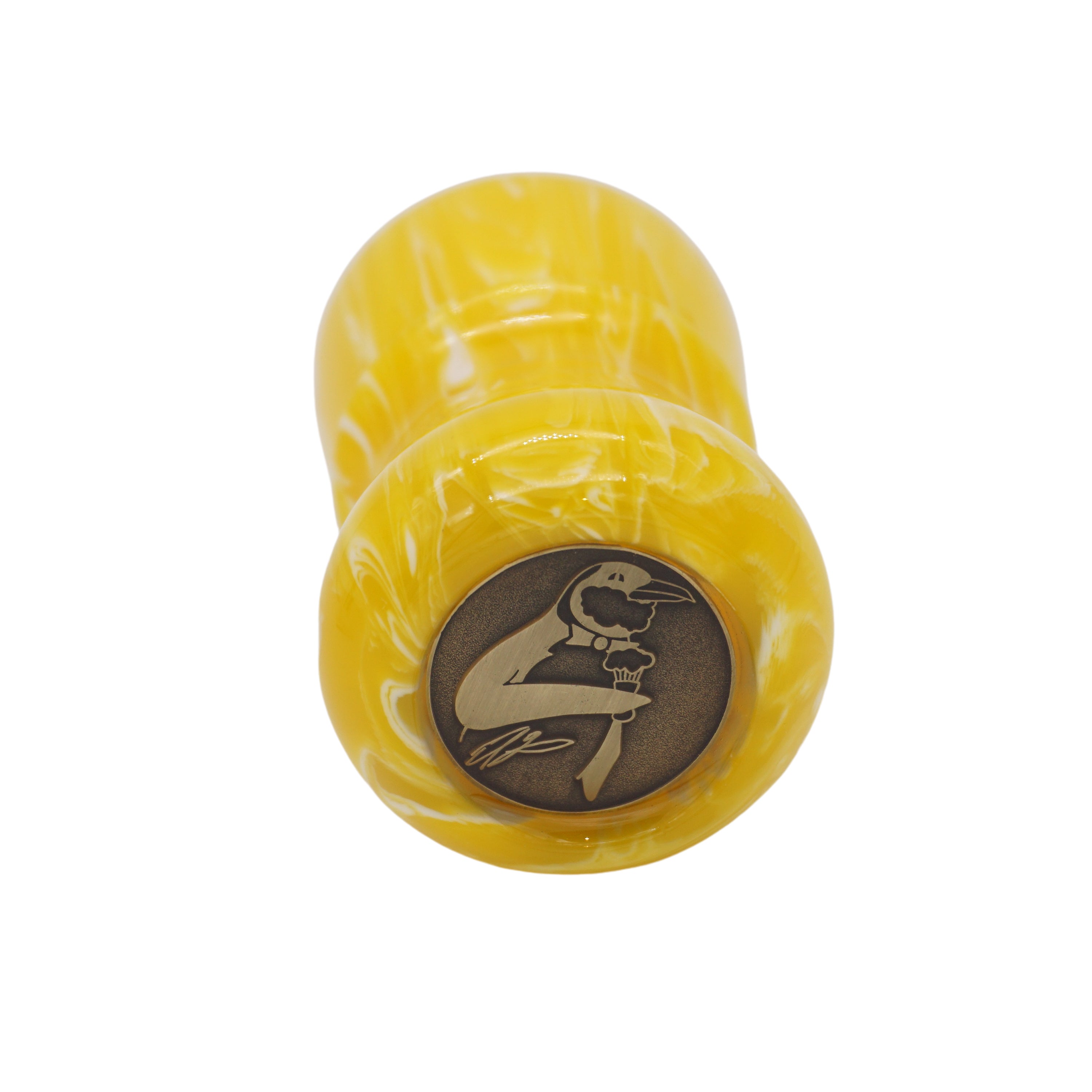 Premium Lemon Drop Handcrafted Shaving Brush Handle - Fits 24mm & 26mm Knots - Perfect for Wet Shaving & Grooming Kits - Luxury Shaving Accessory for Men's Daily Routine