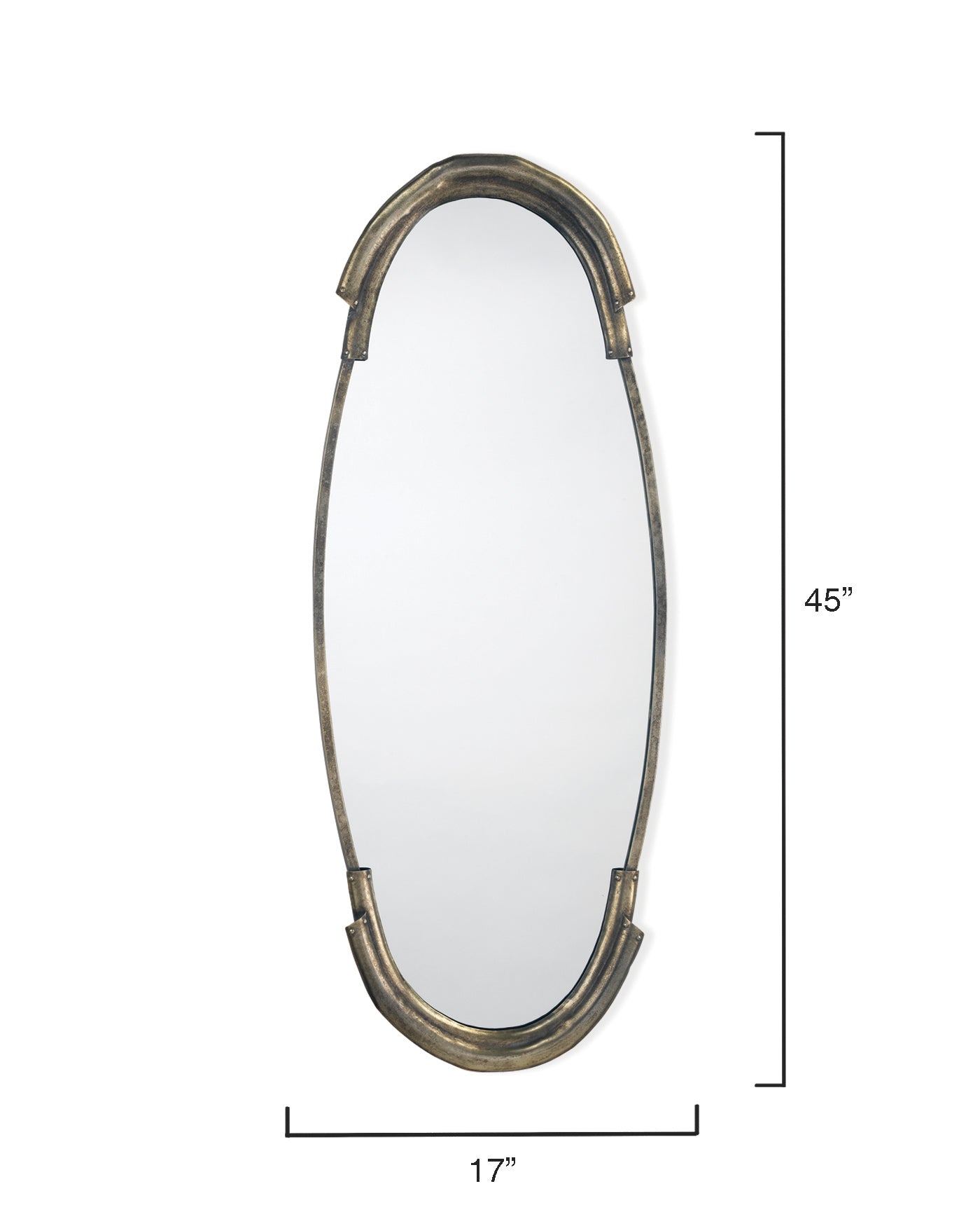 Margaux Mirror Silver - Elegant Full-Length Wall Mirror for Home Decor, Bedroom, Living Room & Entryway - Stylish & Functional Home Accessory