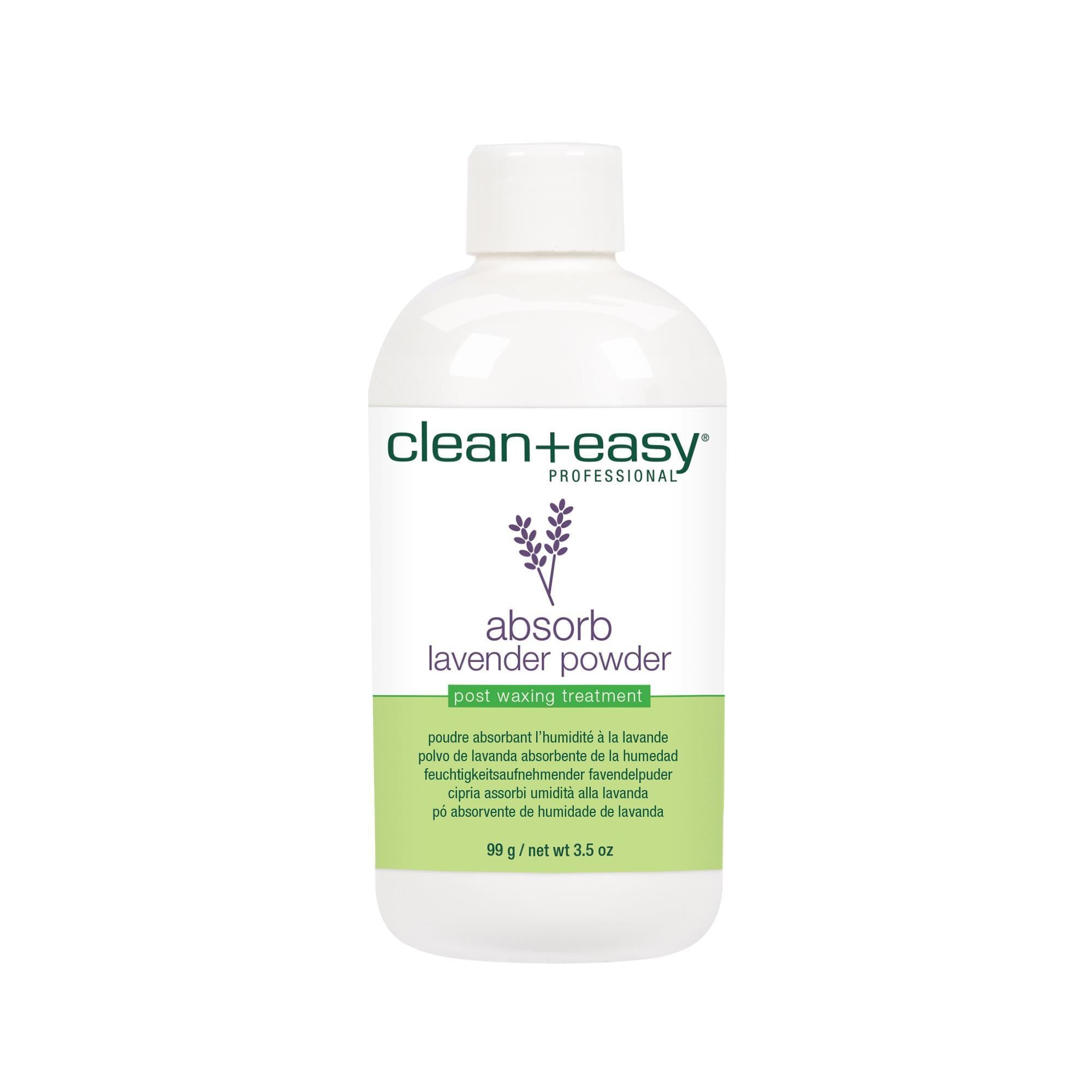 Clean & Easy Absorb Lavender Powder - 3.5 oz | Natural Body Powder for Women & Men | Perfect for Post-Shower, Gym, Yoga & Daily Freshness