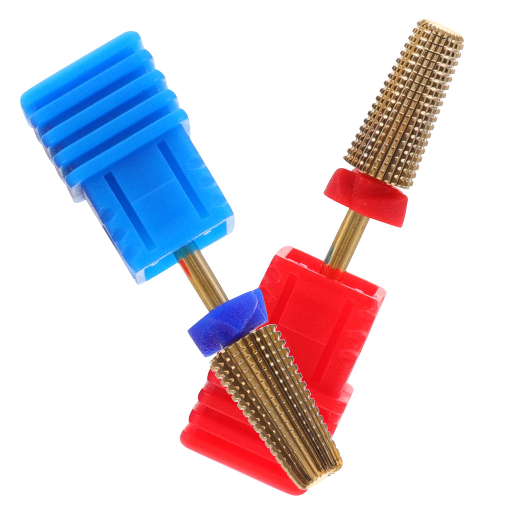 Professional Nail Drill Bits Set for Acrylic Nails & Cuticle Care - 2PCS High-Speed Manicure Drill Bits Kit for Home Salon & Nail Art - Perfect for DIY Gel Nails, Acrylic Extensions & Pedicures