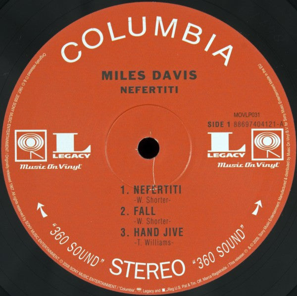 Miles Davis - Nefertiti Vinyl LP Album (Reissue, Remastered, 180g) - Mint Condition - Perfect for Jazz Collectors & Audiophiles