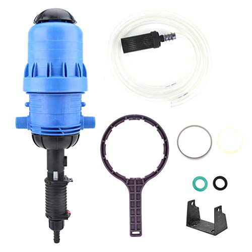 Jinyank Chemical Fertilizer Injector Dispenser - Adjustable Proportioner 0.4-4% Dosing Device with G3/4in Connection for Garden, Livestock & Farm Use | Perfect for Hydroponics, Agriculture & Irrigation Systems