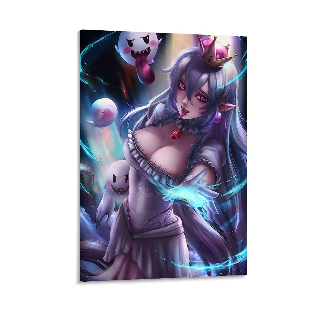 Anime Game Posters - Cute Boosette Canvas Wall Art 24x36 Inch (60x90cm) - Perfect for Bedroom, Living Room & Game Room Decor