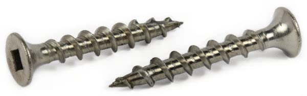 **1000 Pcs 18-8 Stainless Steel Deck Screws - #8 x 2-1/4